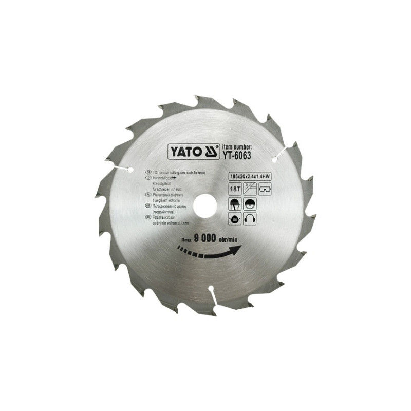 Piła tarczowa z węgl. 190X60X20